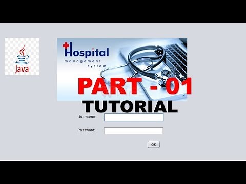 PART#01 - Hospital Management system using JAVA Swings GUI