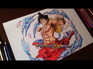 Drawing Monkey D Luffy - One Piece