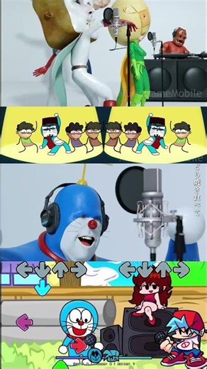 FNF 3D Doraemond Animation Parody & Venoms- FNF Mods