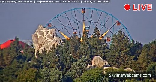 【LIVE】 Webcam Disneyland | SkylineWebcams