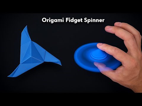 Create a Paper Fidget Spinner Origami