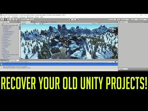 Unity tutorial: how to properly upgrade Unity and transfer your old projects to the newer versions