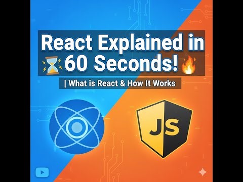 React JS in 1 Minute! 😱 Fastest Explanation Ever