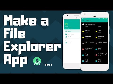 Make a File Explorer App | Android Project | Part - 1