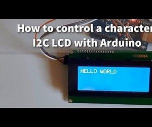 How to Use a 20×4 I2C Character LCD Display With Arduino | Visuino - Visual Development for Arduino