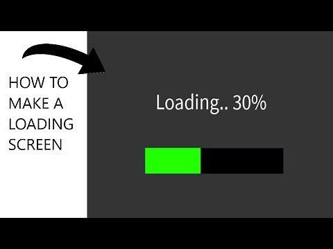 How to make a Loading Screen on Roblox Studio