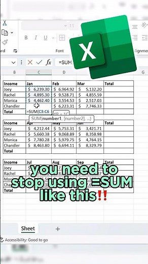 Excel Tutorial For Beginners!✨
