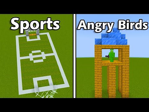 Minecraft: 3 Easy Mini Games!