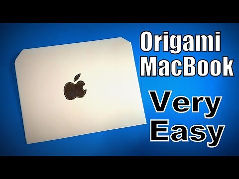 Origami Laptop MacBook | How to Make a Paper Laptop MacBook | Easy Origami ART Paper Crafts