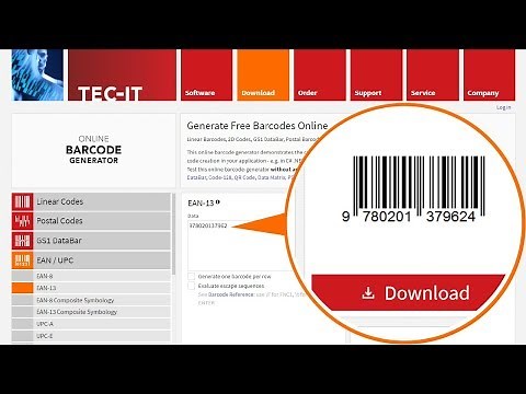How to Create a Barcode for Free - Online Barcode Generator
