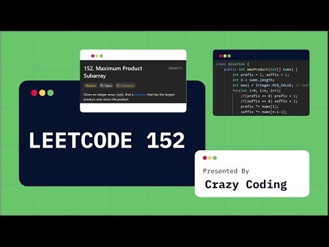 #LEETCODE - 152 | Maximum product subarray | Optimal Approach in JAVA.
