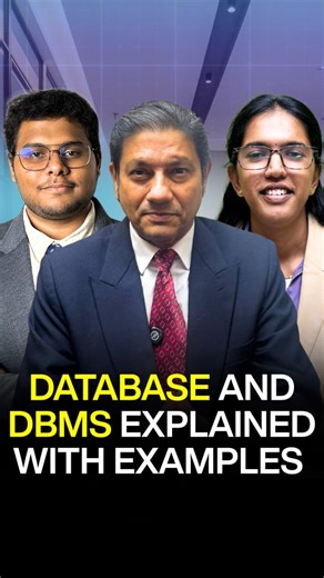MBAyogaGuru | Management + Interview Tips on Instagram: "Stop giving textbook answers in interviews Most students stop at lines like: “Database is a collection of data” or “DBMS is software used to manage data.” But if you want to truly stand out, you need to go beyond memorized definitions. Here’s the trick: A Database is simply a collection of organized data, think student records, vendor lists, or customer info. But the DBMS? That’s the God of Data, a powerful tool that doesn’t just store inf