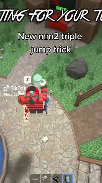 Tutorial on how to triple jump? #mm2 #mm2flicks #mm2roblox #robloxmm2 #trickshot #roblox #mm2doublejump #mm2triplejump