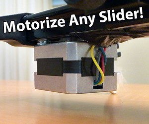 Make an Arduino Controlled Motorized Camera Slider!