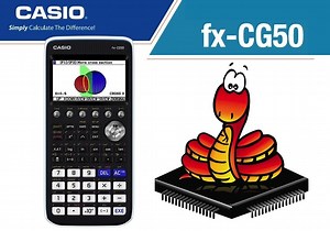 Python snakes its way to the CASIO Graphing fx-CG50 PRIZM calculator @casioeducate @CASIOJapan @micropython #micropython