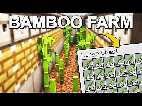 EASY Automatic Bamboo Farm in Minecraft 1.21+ (Tutorial)