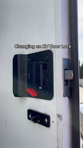 RV Trailer Door Lock Replacement Tutorial