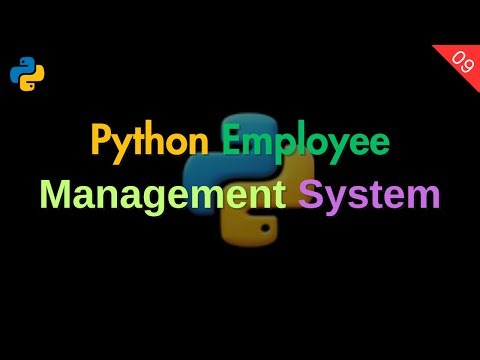 [09] Python Employee Management System | CRUD Project for Beginners | Codex People