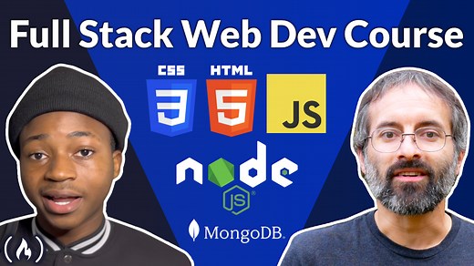 Learn Full Stack Development – HTML, CSS, JavaScript, Node.js, MongoDB