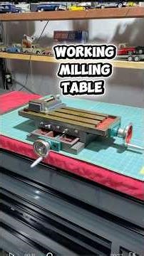 Working/Milling Table for drill press. Convert your Z axis drill to X, Y, & Z table.