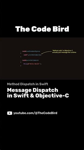 Message Dispatch in Swift & Objective-C