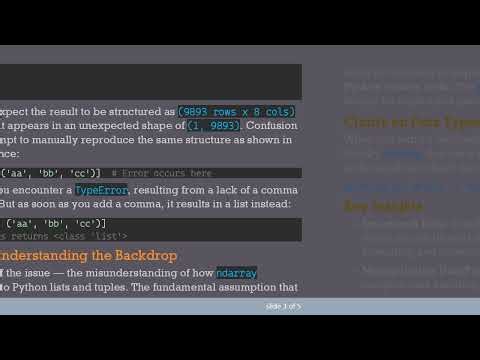Understanding ndarray: Why Can't I Reproduce It Manually?
