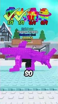 I Traded for a RAINBOW Santteo Secret... #shorts #stealabrainrot