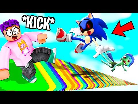 Can LANKYBOX Climb 1000 STAIRS In ROBLOX?! (IMPOSSIBLE!)