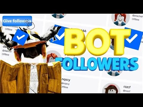 *WORKING* HOW TO BOT YOUR FOLLOWERS ON ROBLOX IN 2025 (GET THE VERIFIED BADGE)