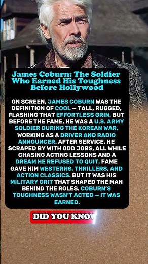 James Coburn's Journey From Soldier to Movie Star