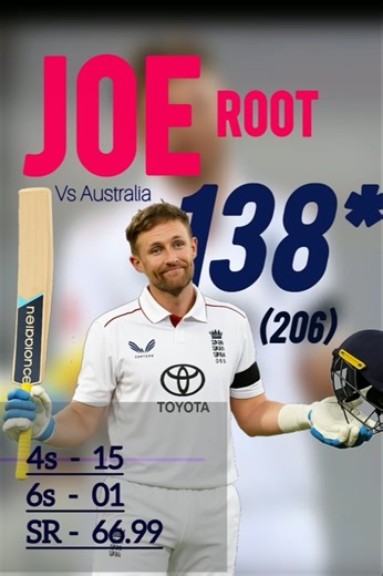 Joe Root Century Show! 🇬🇧🔥 | 138* vs Australia | Test 2025 #shorts #cricket #trending
