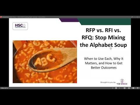 RFP, RFI, RFQ 101: Essential Guide for Healthcare Supply Chain Pros