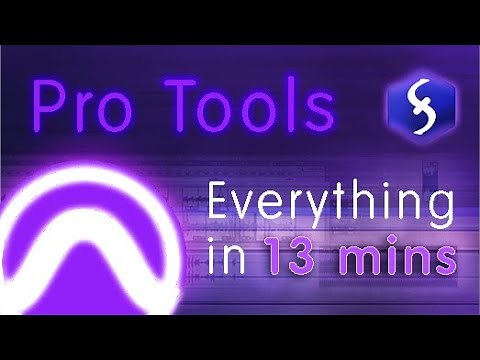 Pro Tools - Tutorial for Beginners in 13 MINUTES! [ COMPLETE ]