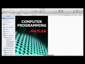 Lesson 1.2 The MATLAB Environment Video Lecture - Introduction to Programming