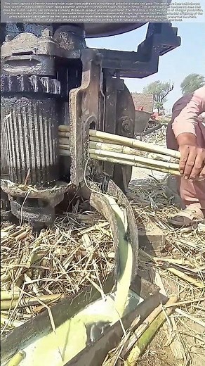 Crushing the Cane: How a Simple Press Unlocks Nature's Sweetness