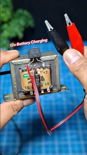 Building a very simple 12v battery charger#shortvideo #technology #diy