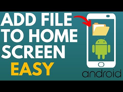 How to Add Shortcut to File on Android Home Screen - 2022