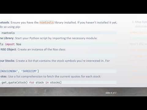 How to Get Multiple Stock Quotes with Symbols in Python