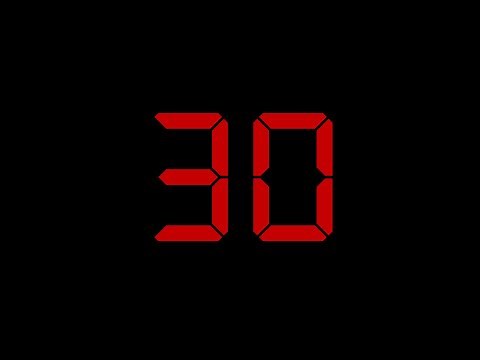 30 Second Ticking Countdown Timer With Alarm