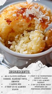 10K views · 38 reactions | 便 Coconut Almond Mug Cake – Fluffy,...
