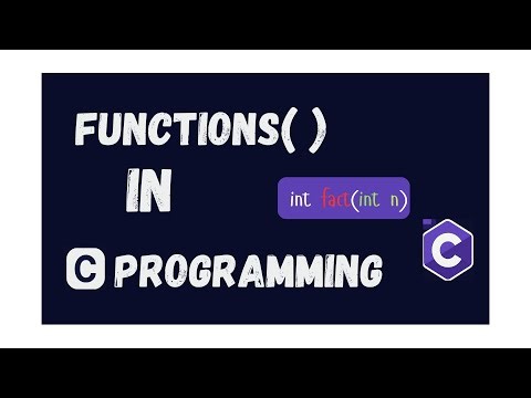 Factorial of a number in c with and without functions || Functions in c programming