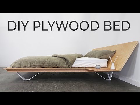 DIY Plywood Bed | Requires just 4 basic power tools!