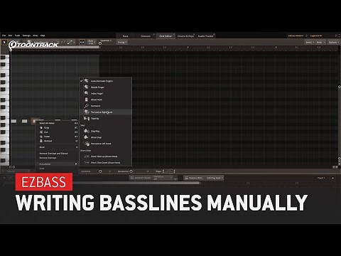 EZbass – Writing Basslines Manually in the Grid Editor