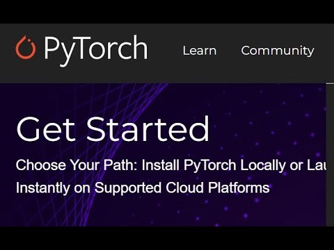 Python machine learning | How to install PyTorch onto your Windows system