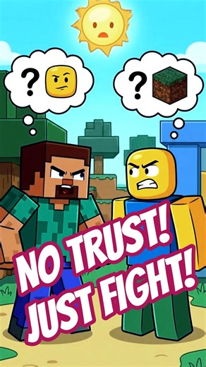 Minecraft Hero Meets Roblox Pro… and Instantly Starts CHAOS ⚔️😂