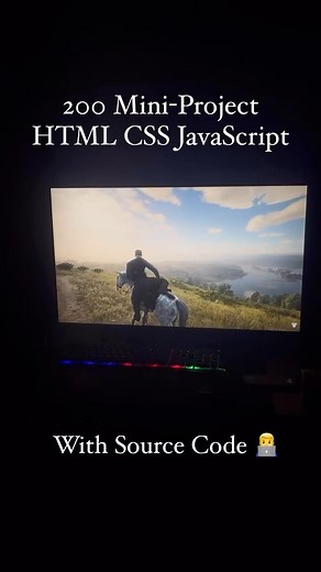 Ankit Dungawat on Instagram: "Hello Coder 👋 Here is a list of mini-projects using HTML, CSS, and JavaScript.👇 Too much to share here 🙂, comment ‘link’ and I’ll DM you the details. Don’t forget to like! 👍 1. Personal Portfolio Website 2. Digital Clock 3. To-Do List App 4. Calculator 5. Countdown Timer 6. Quiz App 7. Image Slider 8. Responsive Navbar 9. Weather App 10. BMI Calculator 11. Memory Game 12. Snake Game 13. Analog Clock 14. Animated Login Form 15. Currency Converter 16. Animated Cou