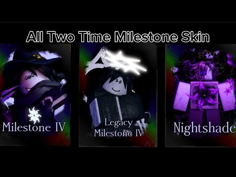 Roblox Forsaken All Two Time Milestone skins