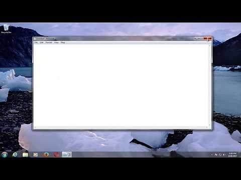 How to Open Notepad in Windows 7