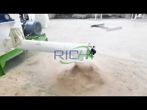 How to crush wood chips into sawdust？