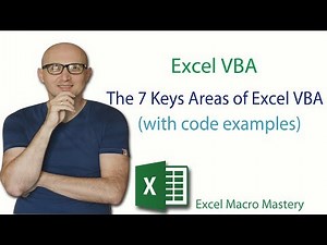 The 7 Keys Areas of Excel VBA (with code examples)